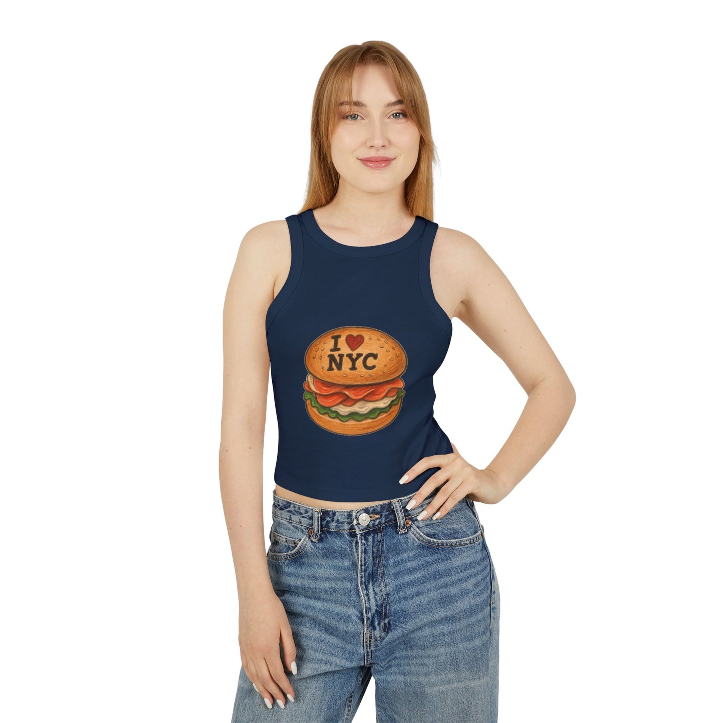 Women's Micro Rib Racer Tank Top