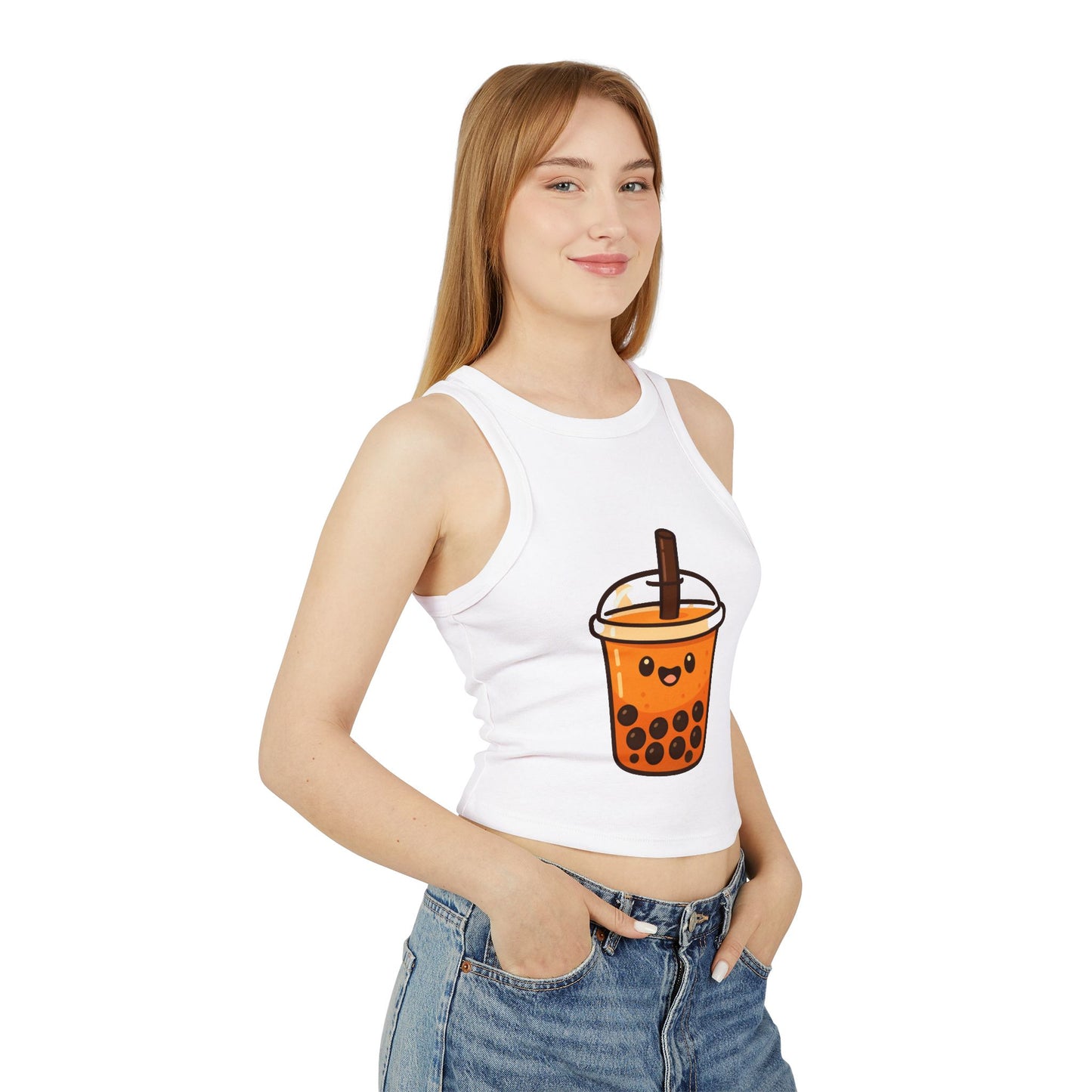 Women's Micro Rib Racer Tank Top