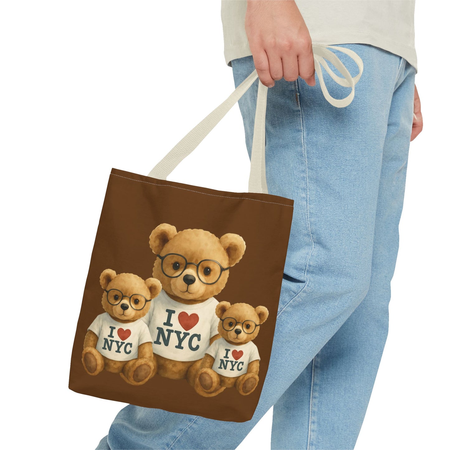 I Love NYC Teddy Bear Tote Bag