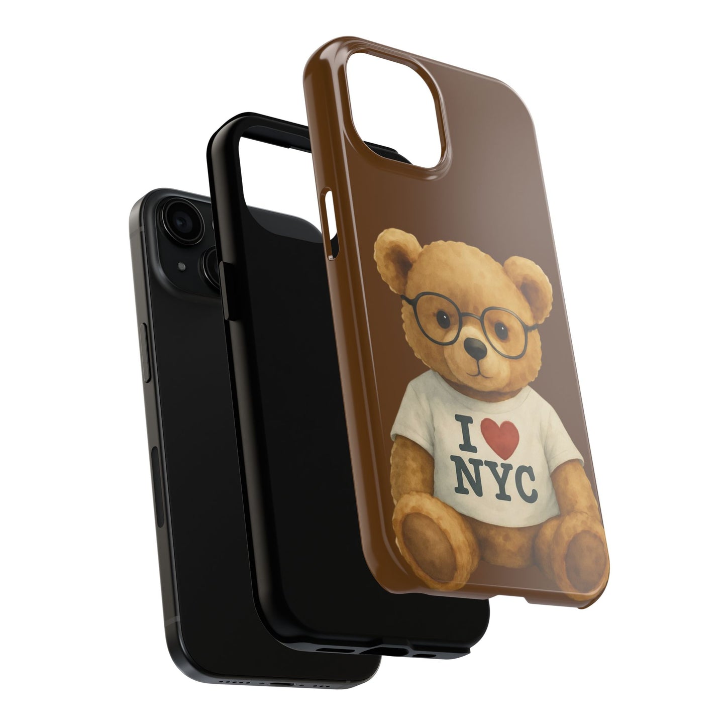 I love NYC Teddy Bear Phone Case