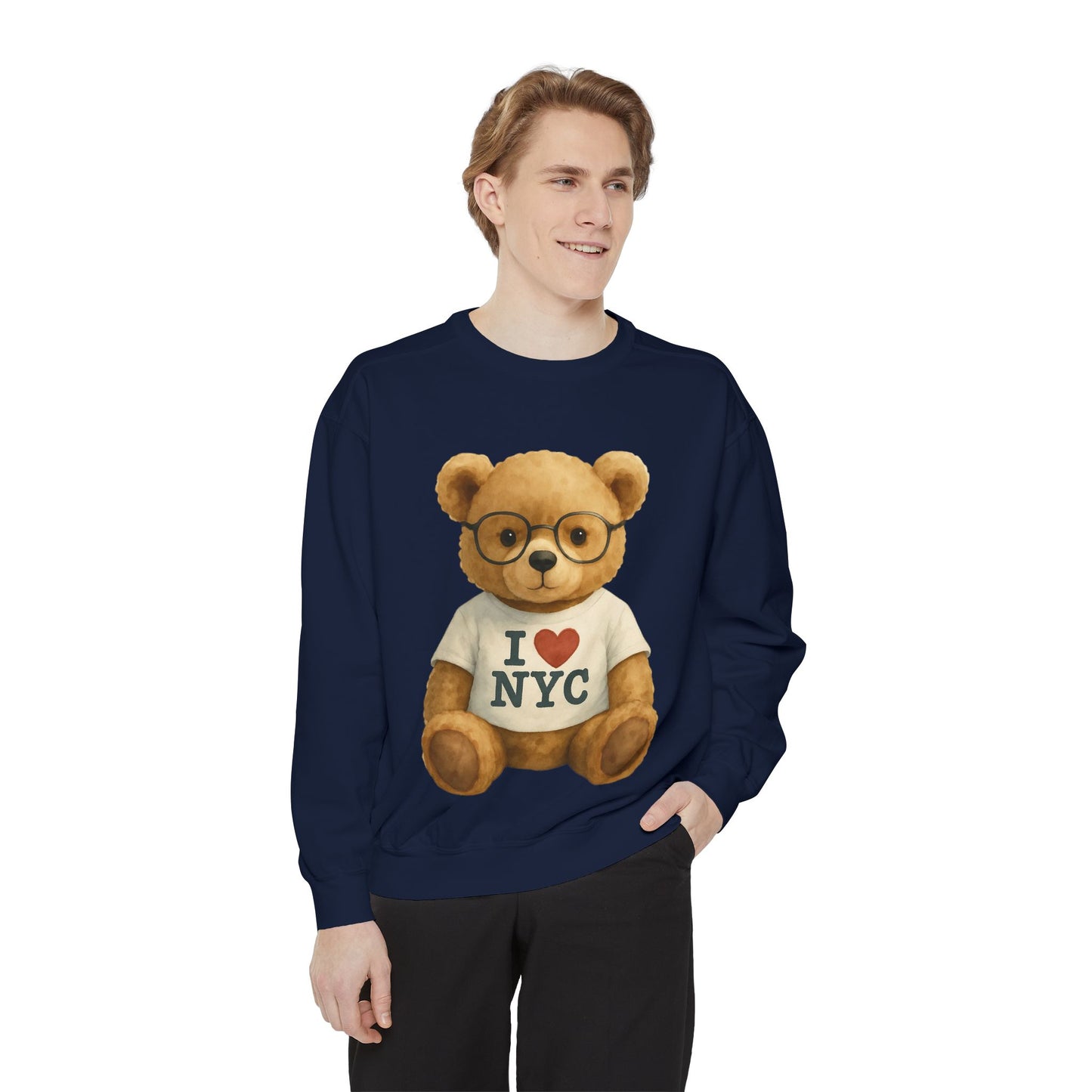 Cute NYC Bear Sweatshirt (Unisex)