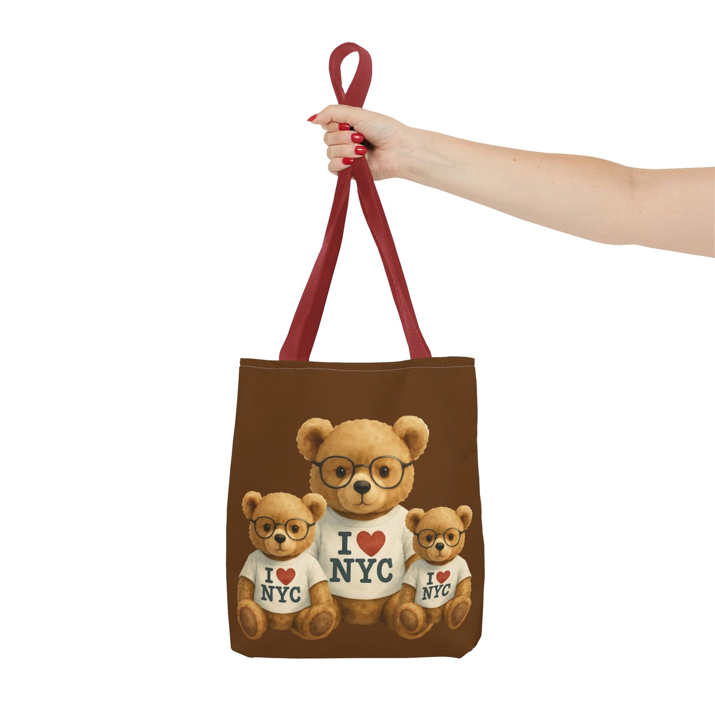 I Love NYC Teddy Bear Tote Bag