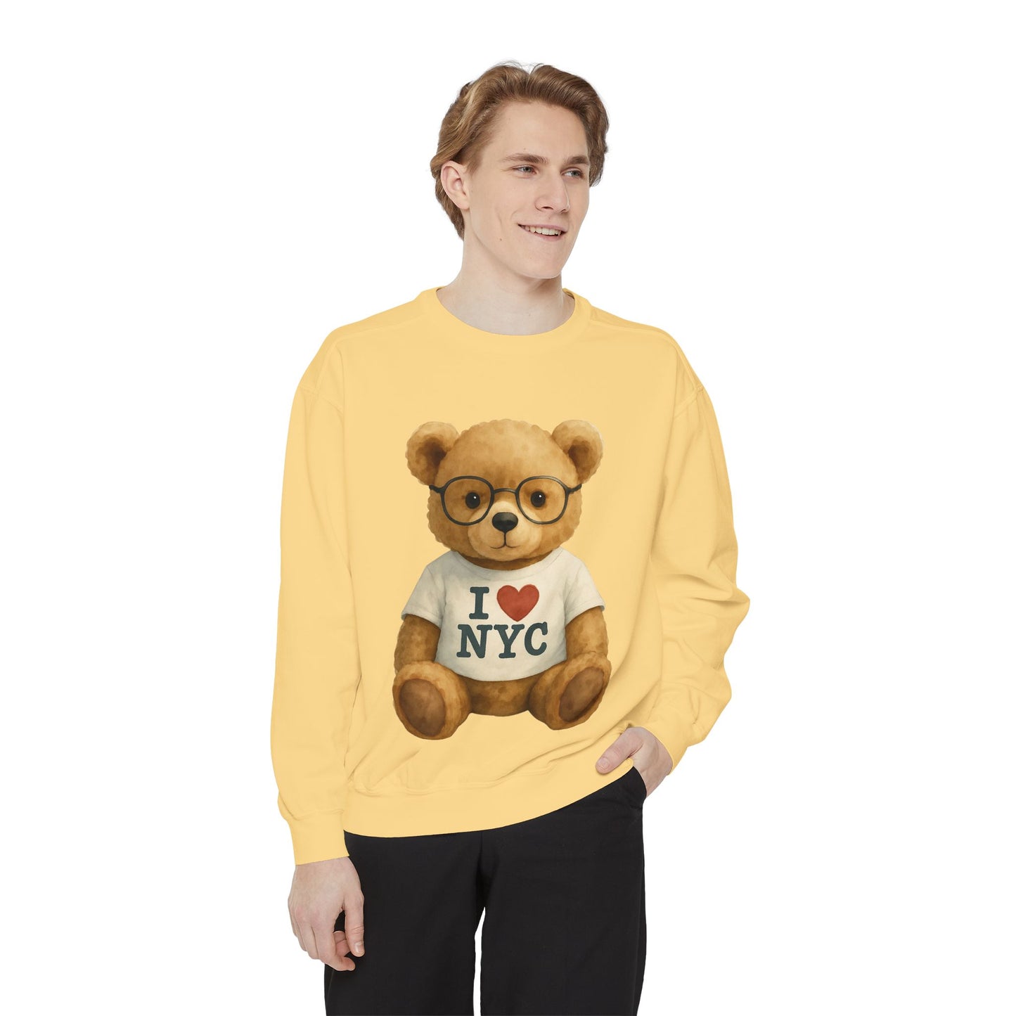 Cute NYC Bear Sweatshirt (Unisex)