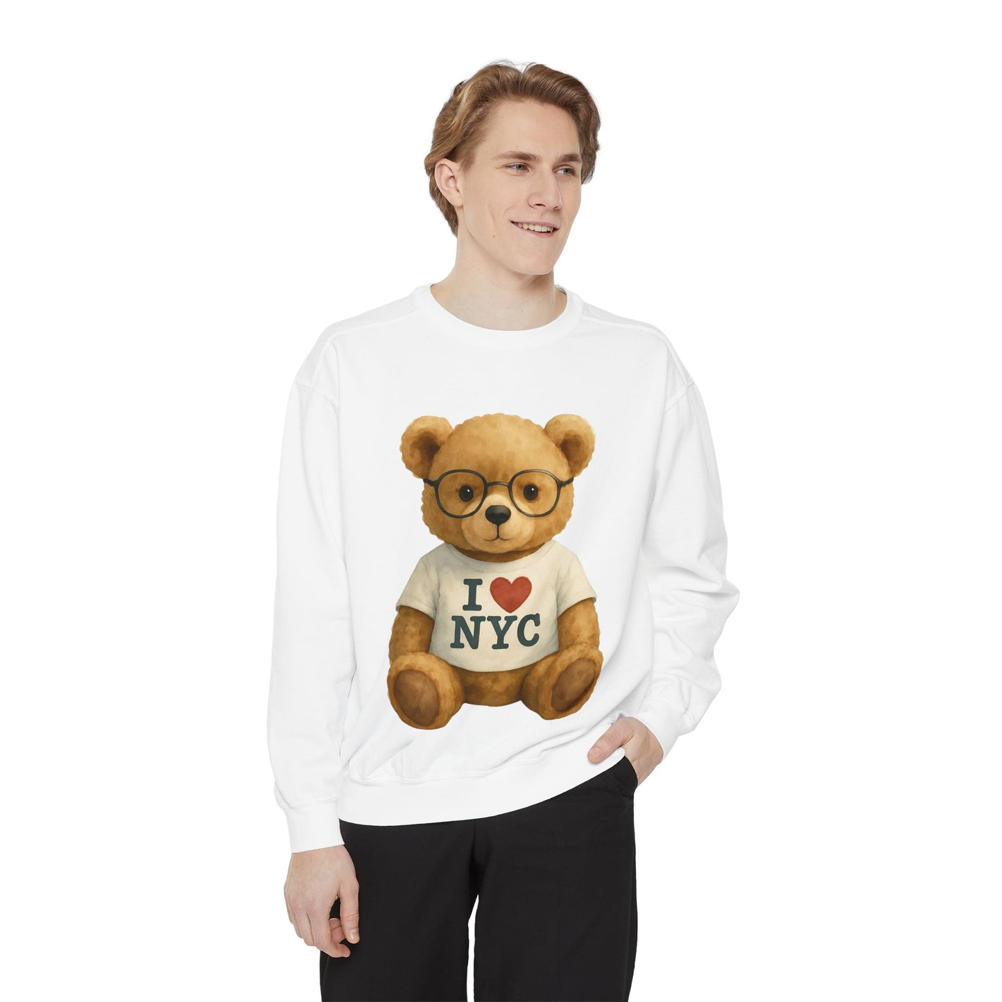 Cute NYC Bear Sweatshirt (Unisex)