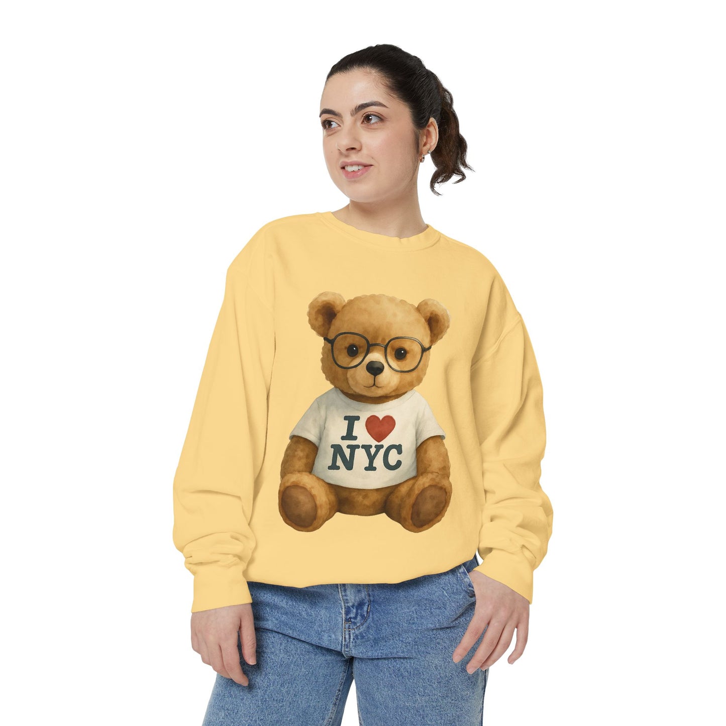 Cute NYC Bear Sweatshirt (Unisex)