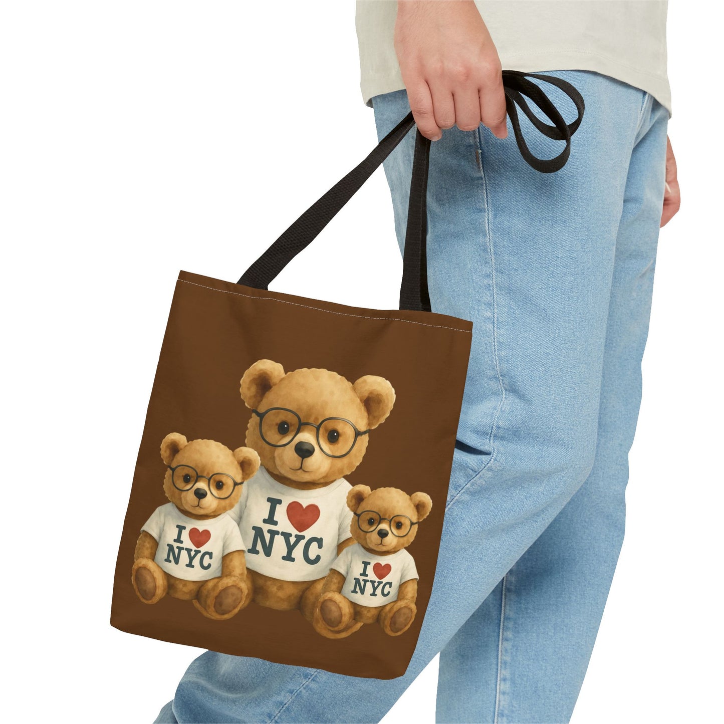 I Love NYC Teddy Bear Tote Bag