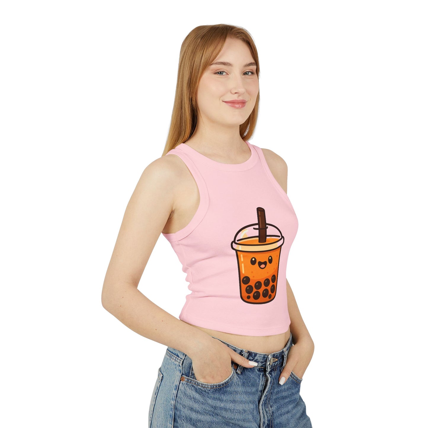 Women's Micro Rib Racer Tank Top