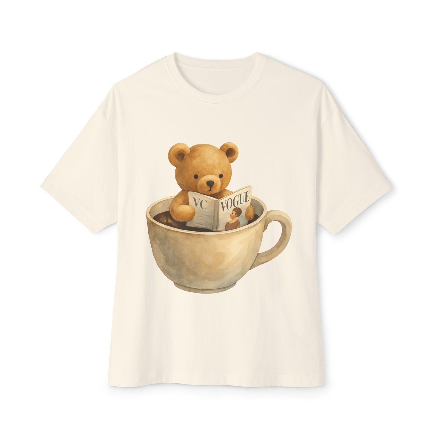 Cozy Bear Oversized boxy Tee,