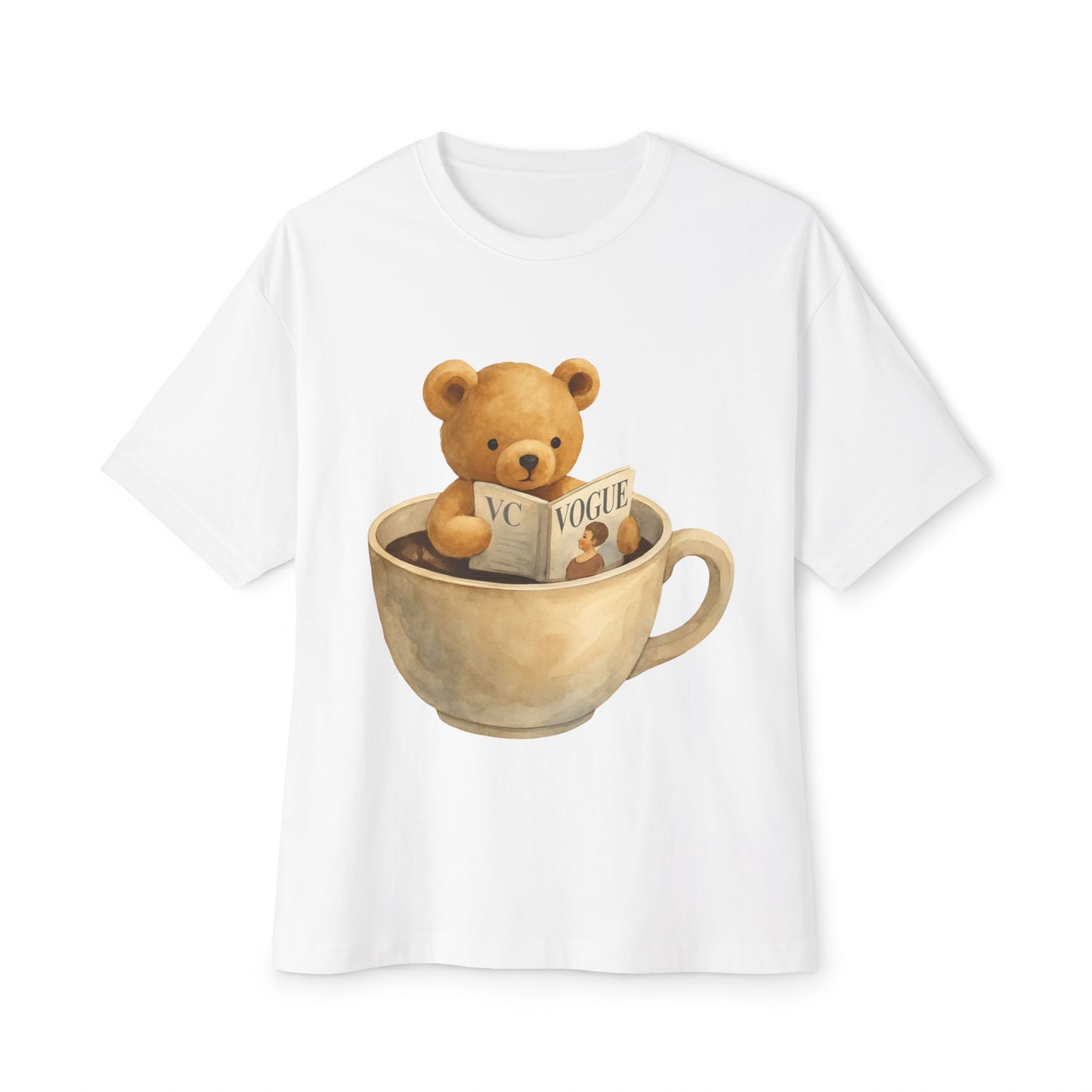 Cozy Bear Oversized boxy Tee,