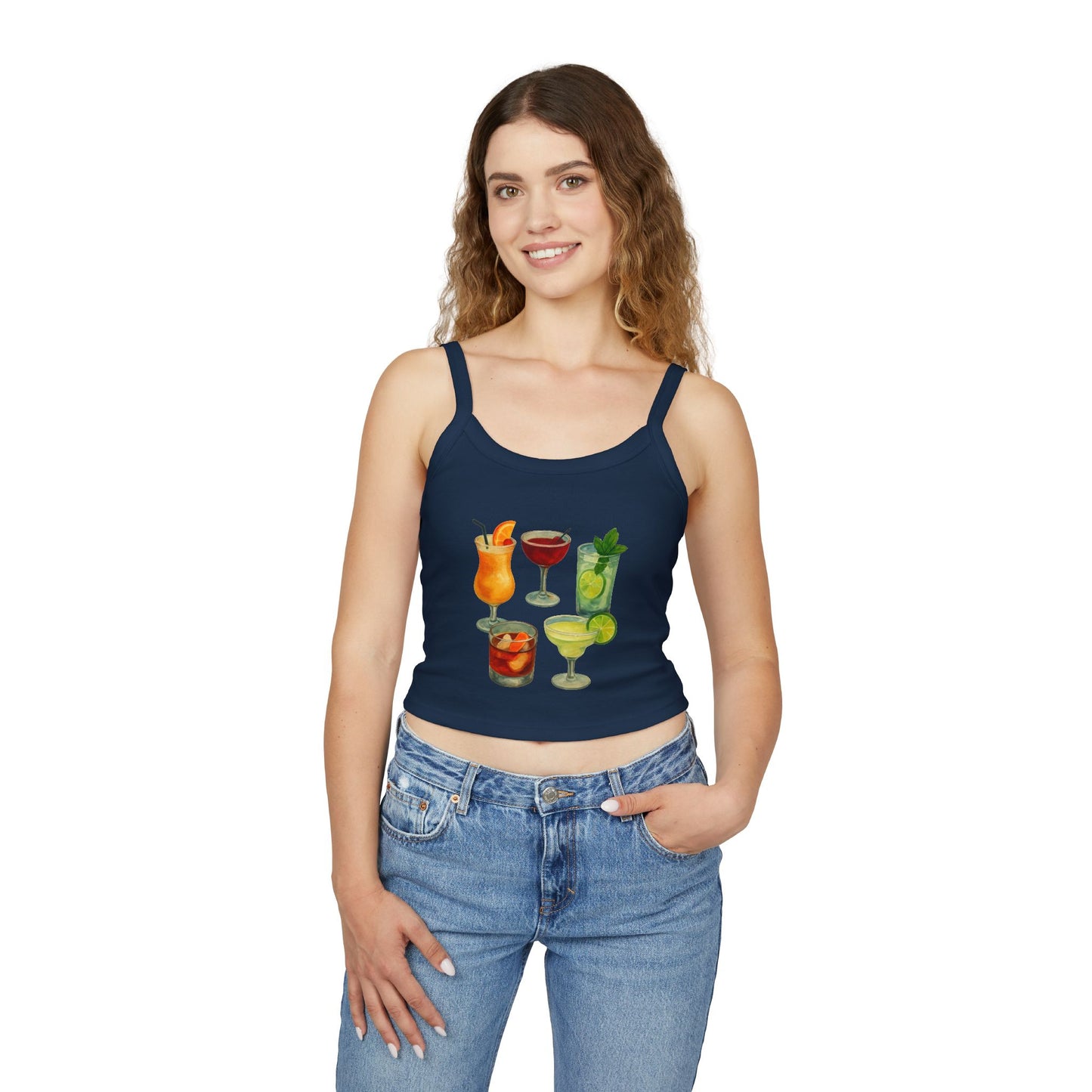 Cocktail Strap Tank Top