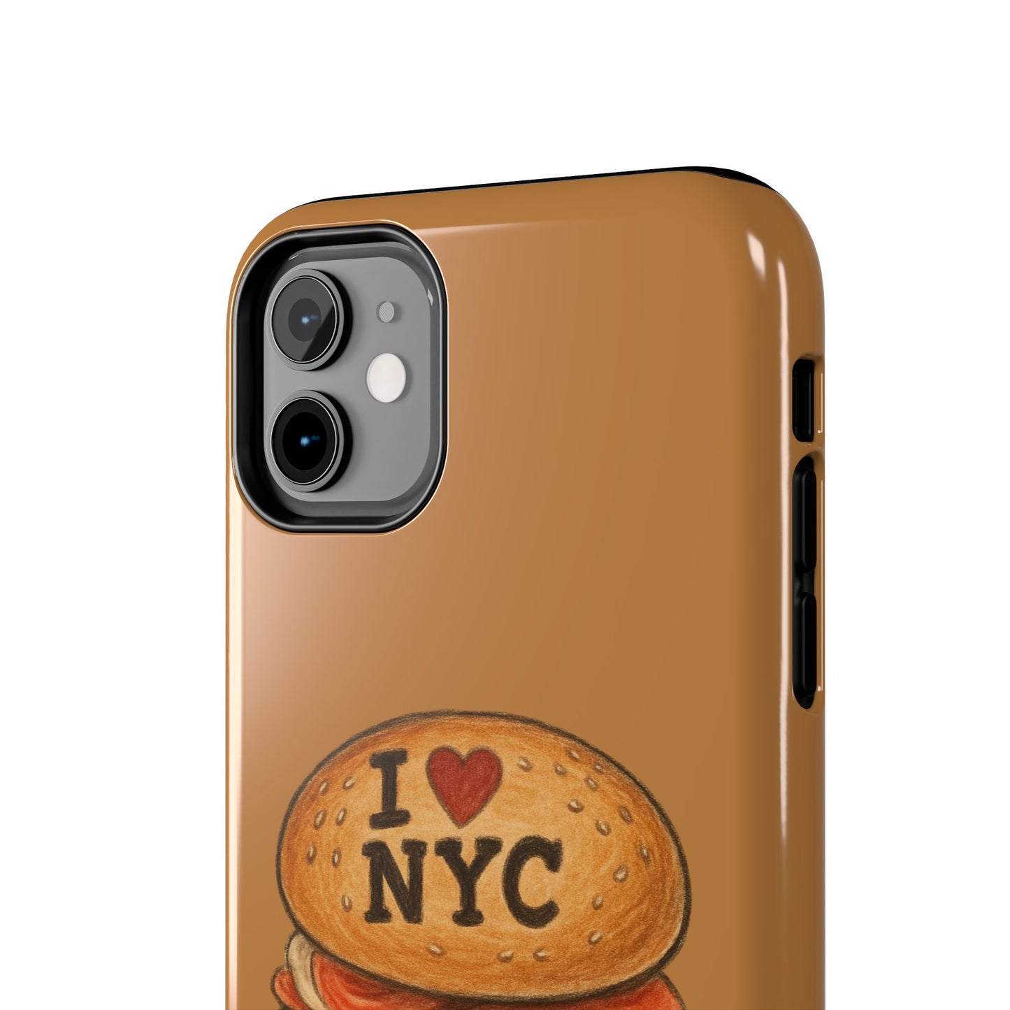 NYC Burger Tough Phone Case - Unique Sweet Treat Protective Cover, Cute NYC Gift, Foodie Phone Accessory, Fun Travel Keepsake, Festive [...]