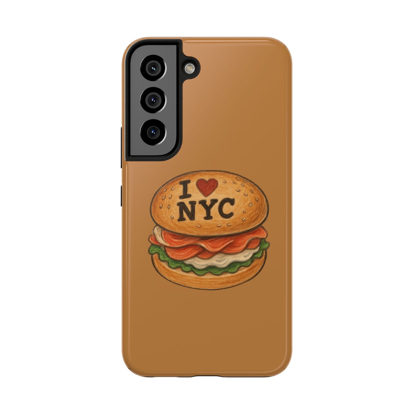 NYC Burger Tough Phone Case - Unique Sweet Treat Protective Cover, Cute NYC Gift, Foodie Phone Accessory, Fun Travel Keepsake, Festive [...]