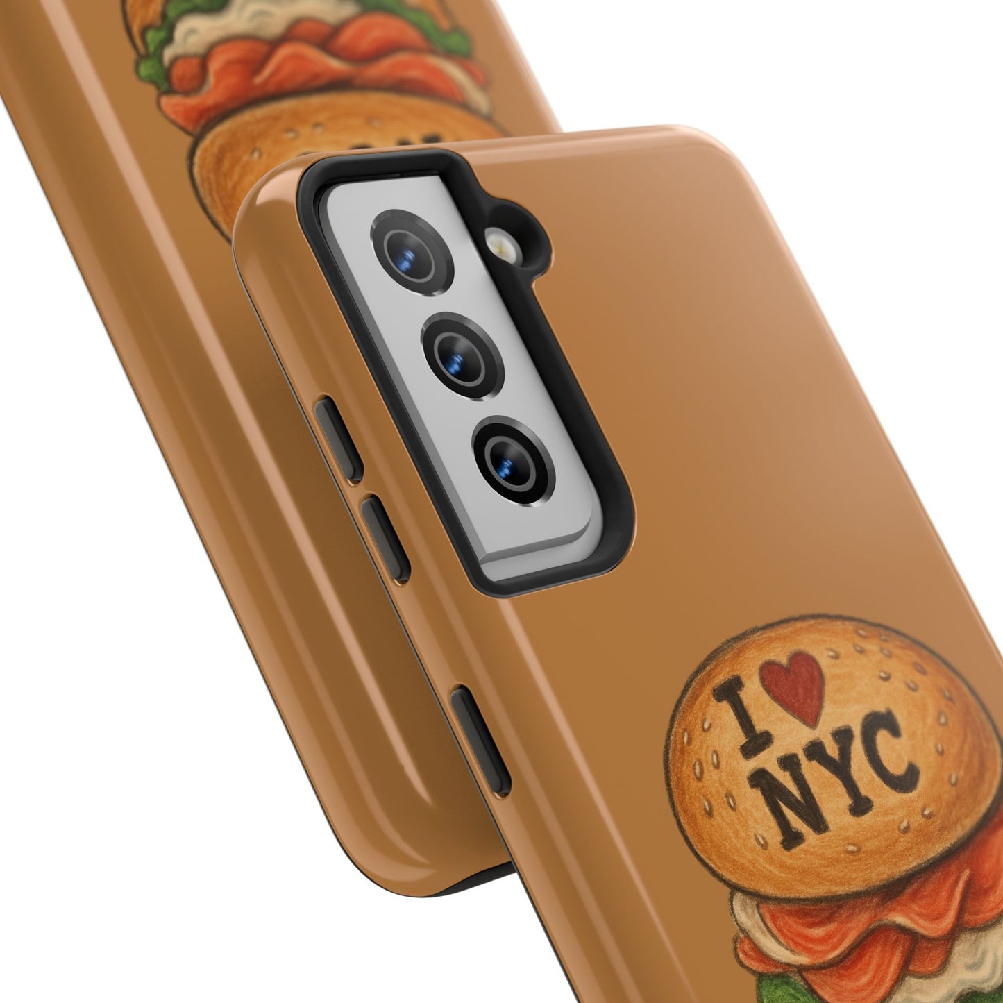 NYC Burger Tough Phone Case - Unique Sweet Treat Protective Cover, Cute NYC Gift, Foodie Phone Accessory, Fun Travel Keepsake, Festive [...]