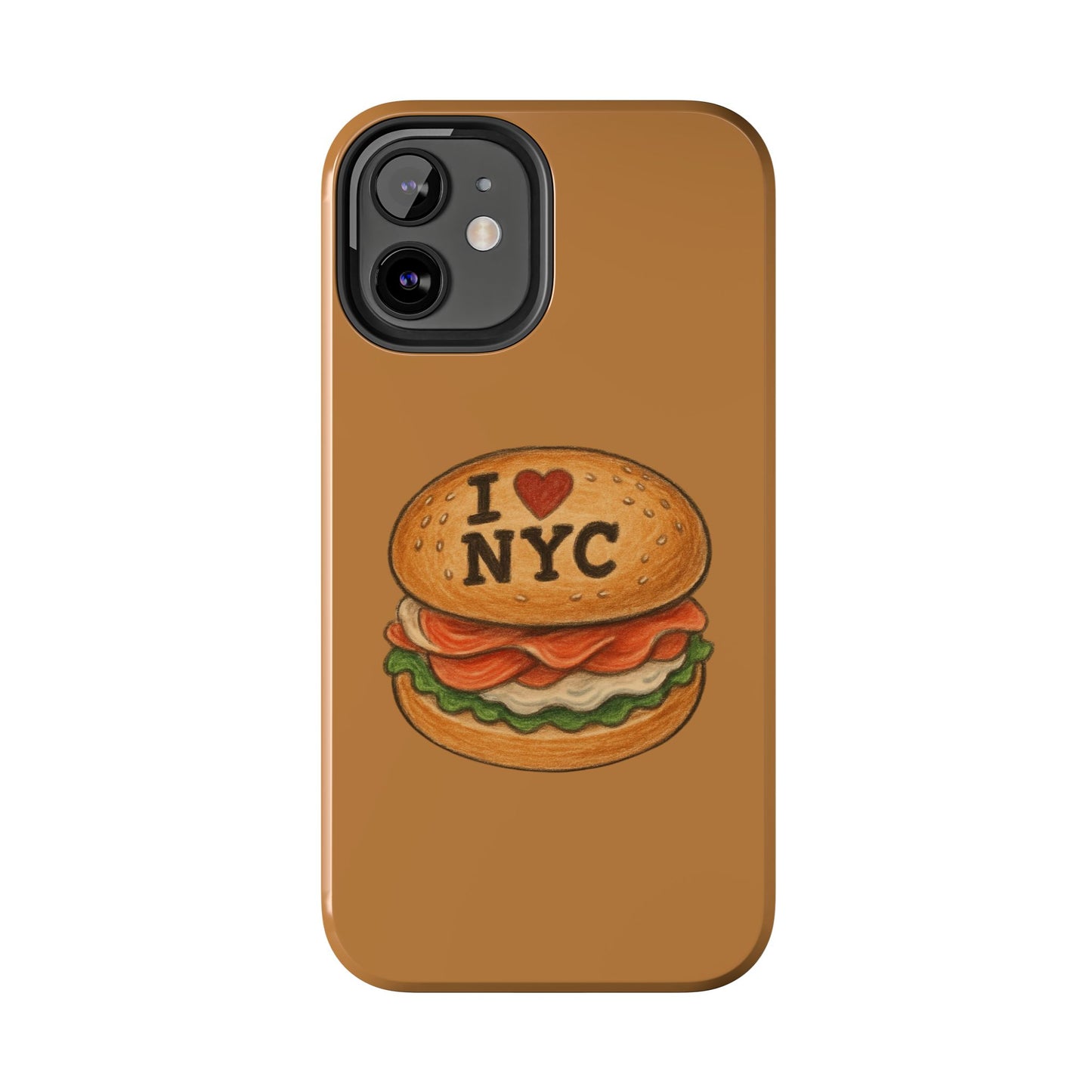 NYC Burger Tough Phone Case - Unique Sweet Treat Protective Cover, Cute NYC Gift, Foodie Phone Accessory, Fun Travel Keepsake, Festive [...]