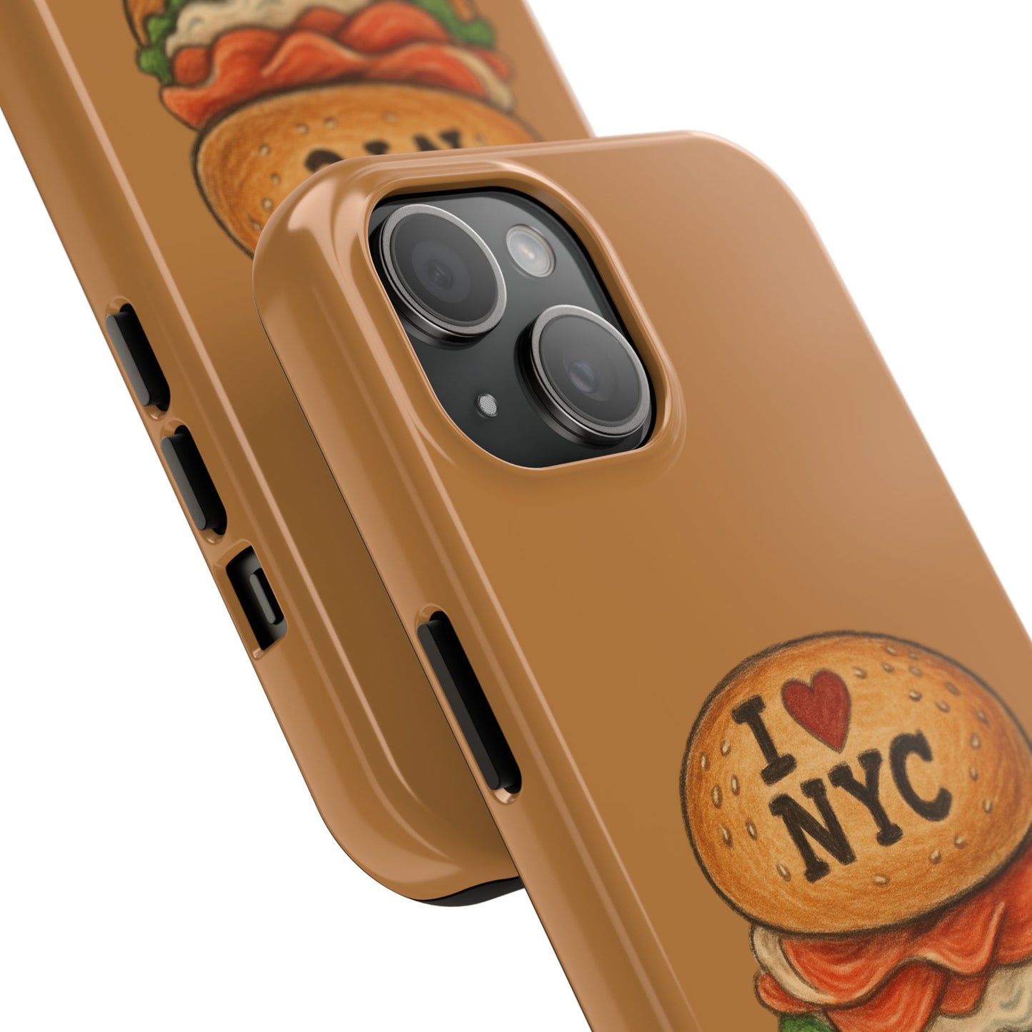 NYC Burger Tough Phone Case - Unique Sweet Treat Protective Cover, Cute NYC Gift, Foodie Phone Accessory, Fun Travel Keepsake, Festive [...]