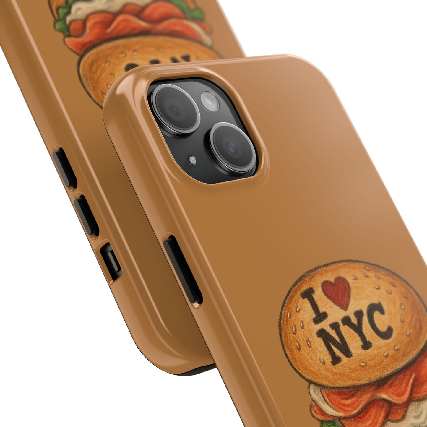 NYC Burger Tough Phone Case - Unique Sweet Treat Protective Cover, Cute NYC Gift, Foodie Phone Accessory, Fun Travel Keepsake, Festive [...]