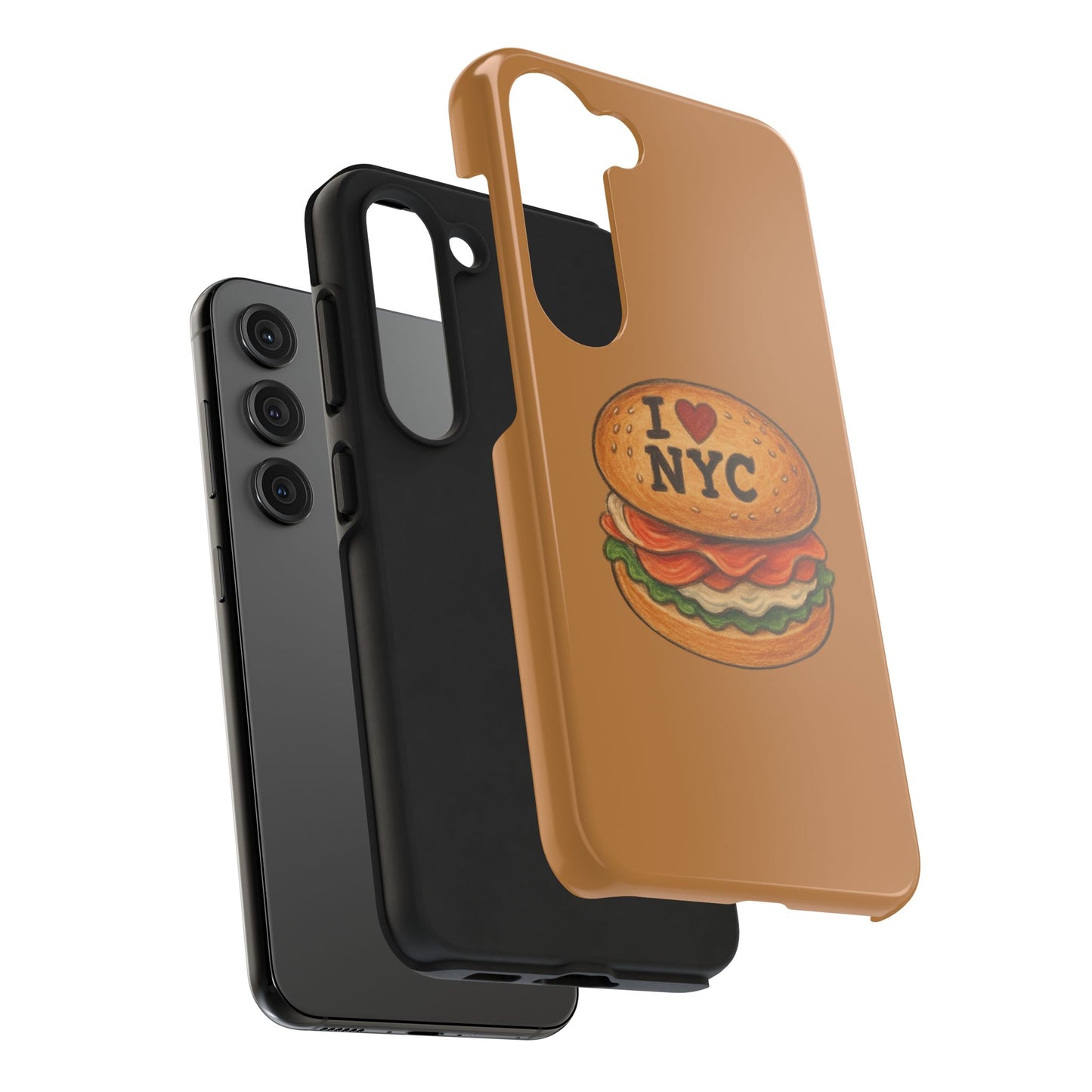 NYC Burger Tough Phone Case - Unique Sweet Treat Protective Cover, Cute NYC Gift, Foodie Phone Accessory, Fun Travel Keepsake, Festive [...]