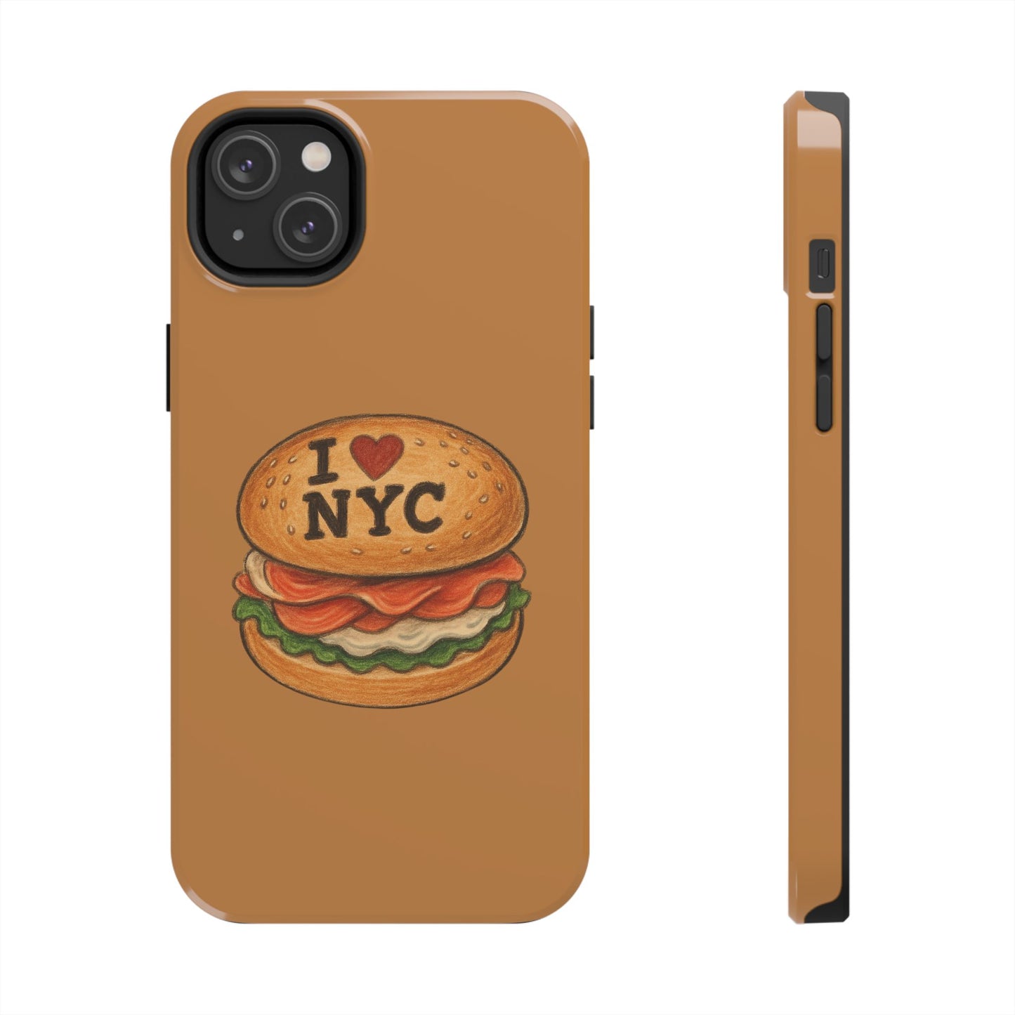NYC Burger Tough Phone Case - Unique Sweet Treat Protective Cover, Cute NYC Gift, Foodie Phone Accessory, Fun Travel Keepsake, Festive [...]