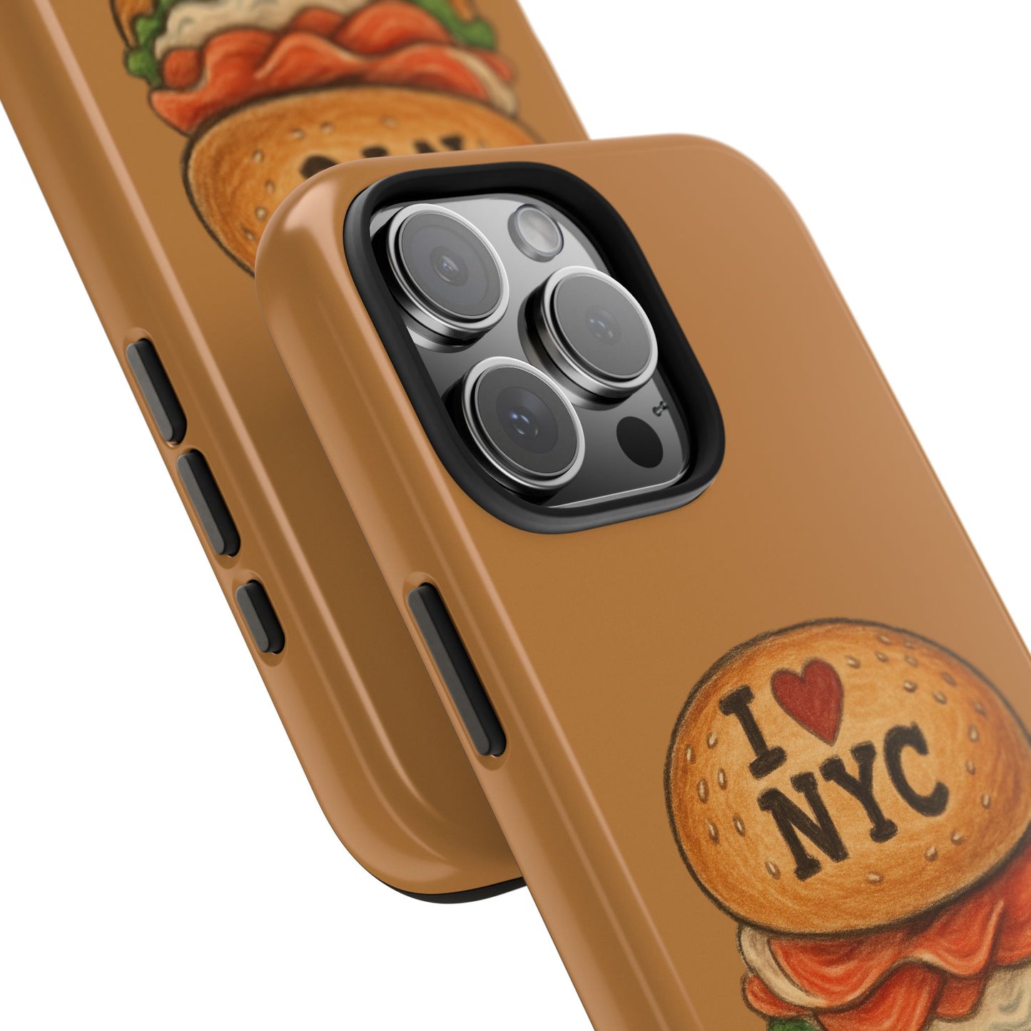 NYC Burger Tough Phone Case - Unique Sweet Treat Protective Cover, Cute NYC Gift, Foodie Phone Accessory, Fun Travel Keepsake, Festive [...]