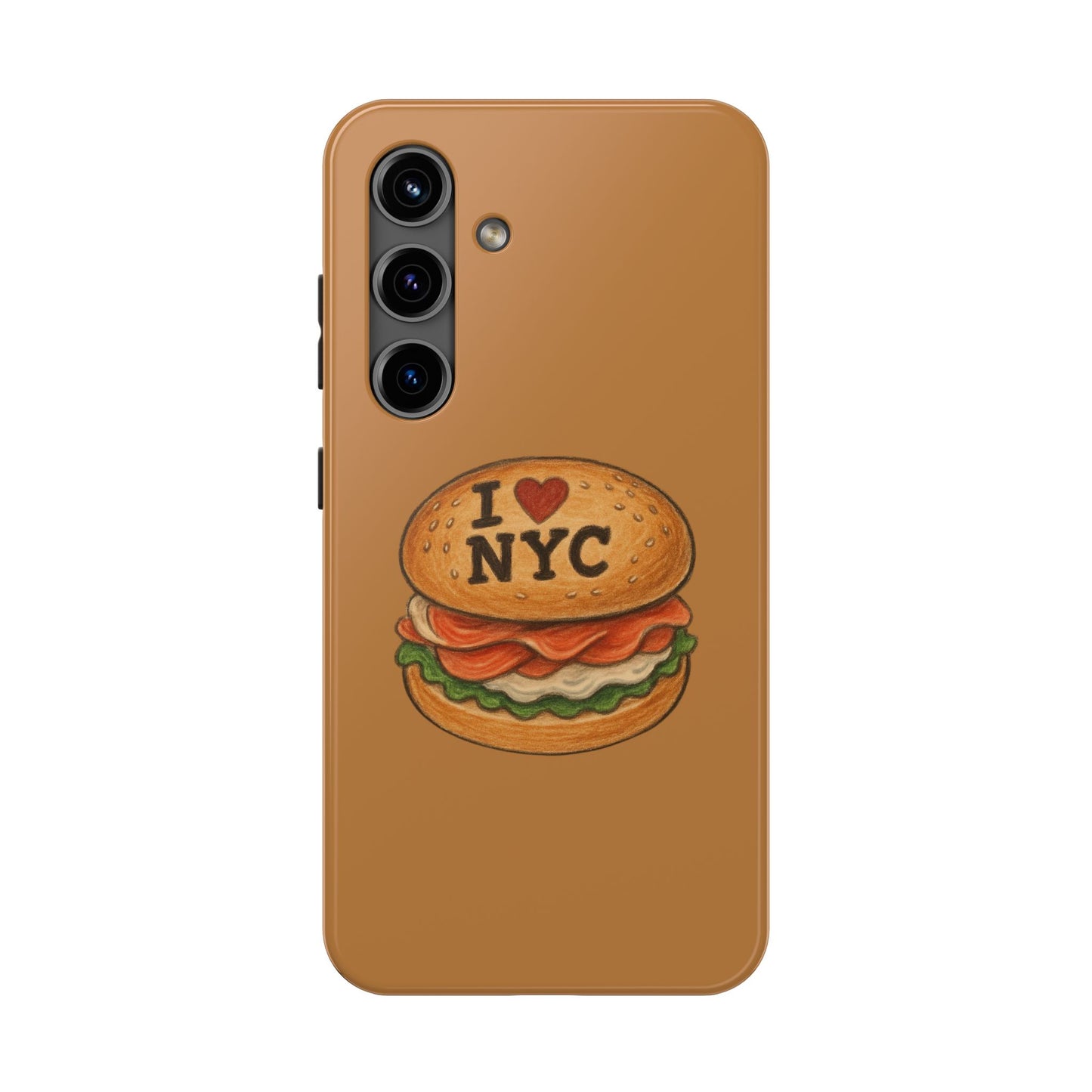 NYC Burger Tough Phone Case - Unique Sweet Treat Protective Cover, Cute NYC Gift, Foodie Phone Accessory, Fun Travel Keepsake, Festive [...]