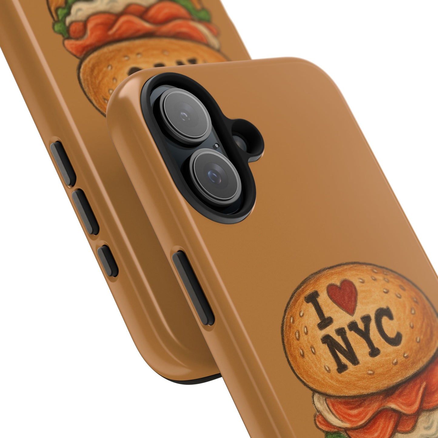 NYC Burger Tough Phone Case - Unique Sweet Treat Protective Cover, Cute NYC Gift, Foodie Phone Accessory, Fun Travel Keepsake, Festive [...]