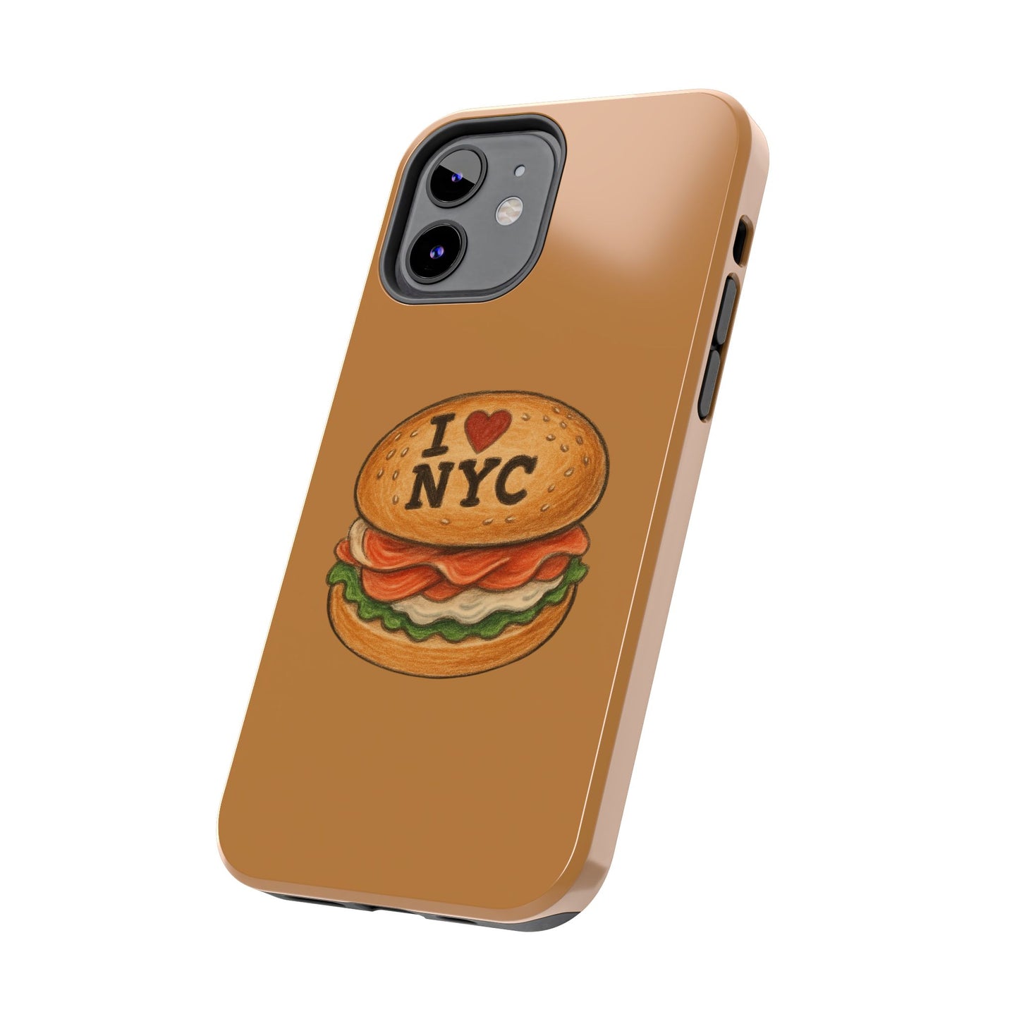 NYC Burger Tough Phone Case - Unique Sweet Treat Protective Cover, Cute NYC Gift, Foodie Phone Accessory, Fun Travel Keepsake, Festive [...]