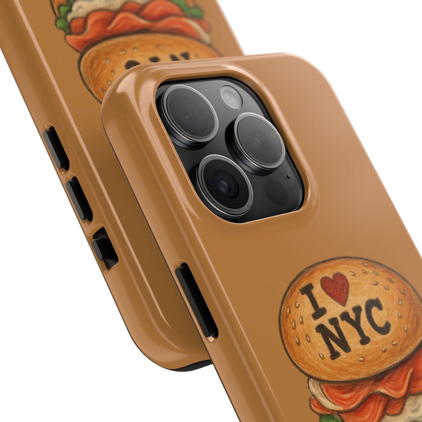 NYC Burger Tough Phone Case - Unique Sweet Treat Protective Cover, Cute NYC Gift, Foodie Phone Accessory, Fun Travel Keepsake, Festive [...]