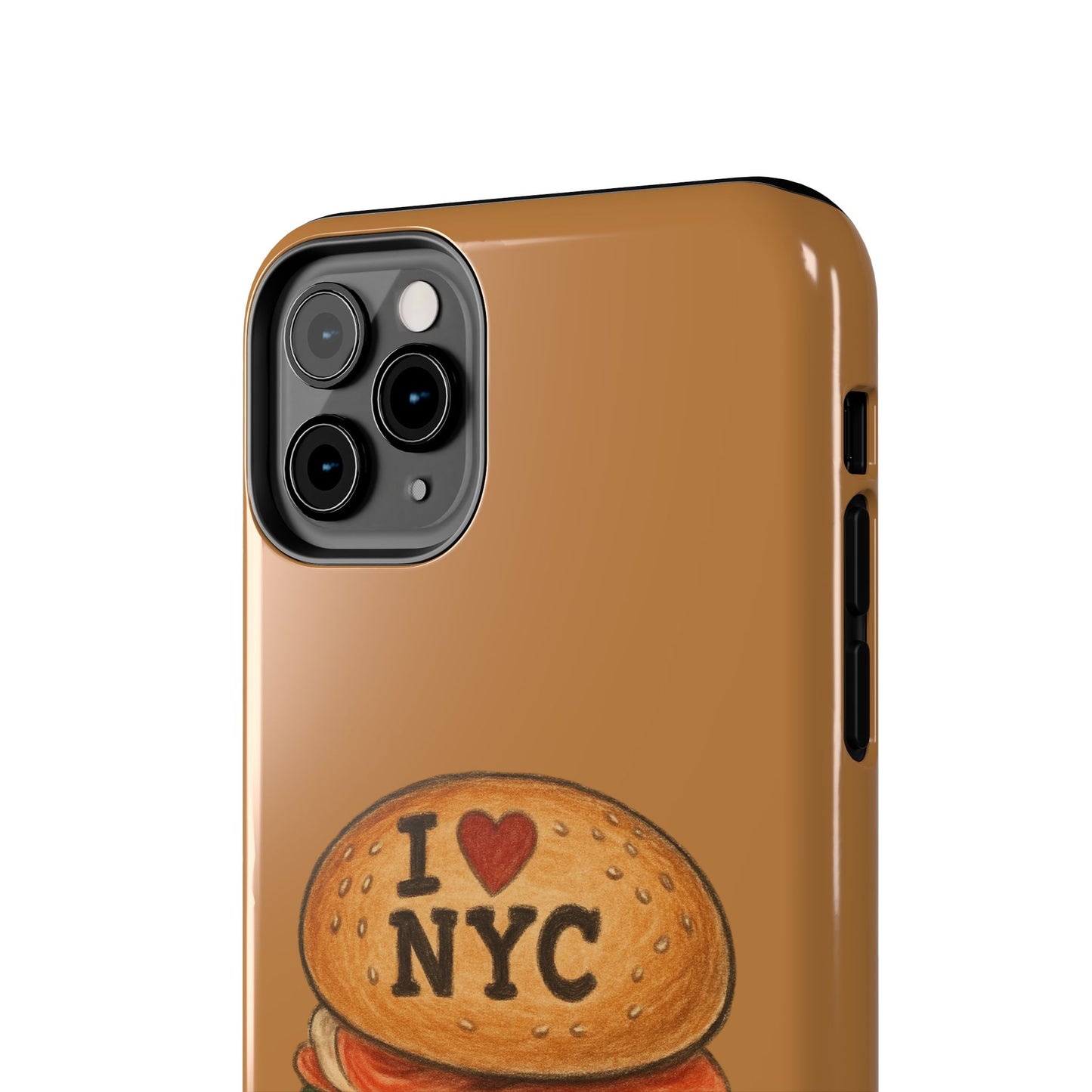 NYC Burger Tough Phone Case - Unique Sweet Treat Protective Cover, Cute NYC Gift, Foodie Phone Accessory, Fun Travel Keepsake, Festive [...]