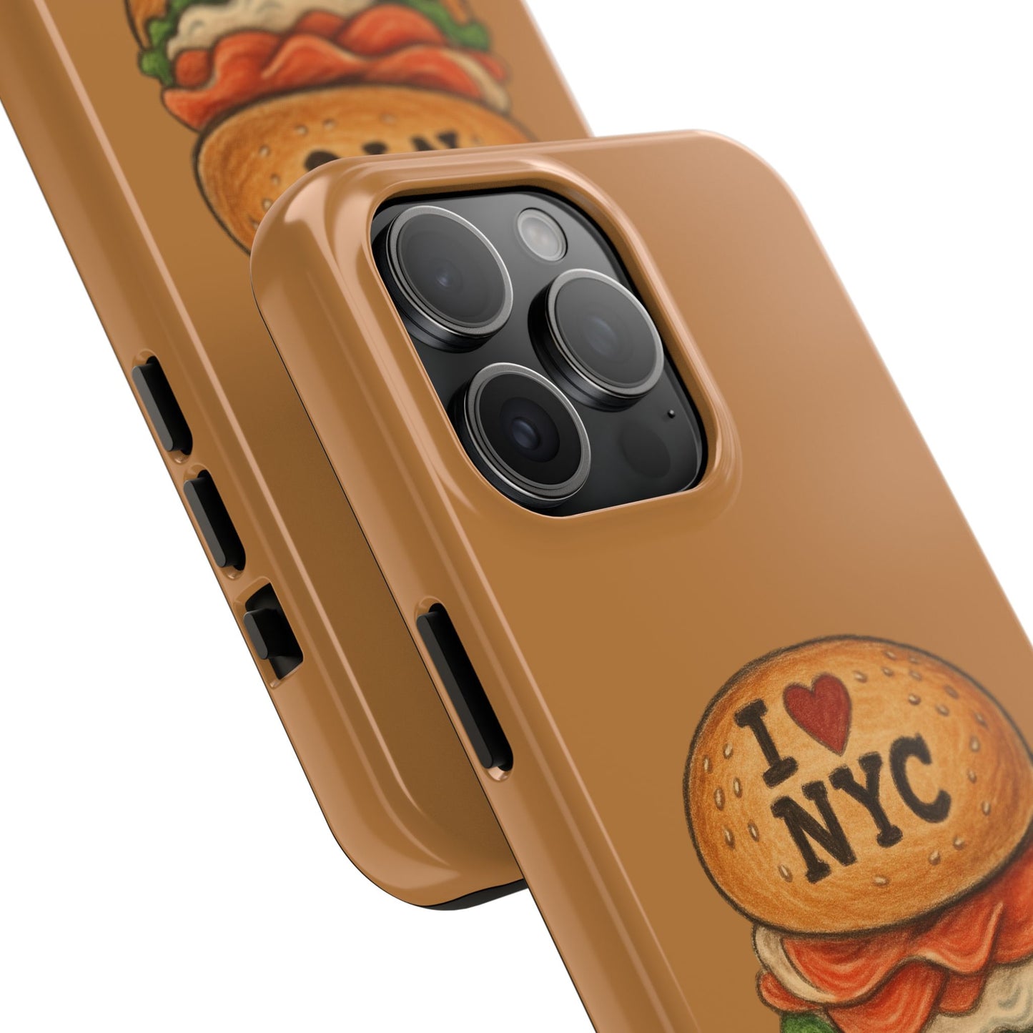 NYC Burger Tough Phone Case - Unique Sweet Treat Protective Cover, Cute NYC Gift, Foodie Phone Accessory, Fun Travel Keepsake, Festive [...]