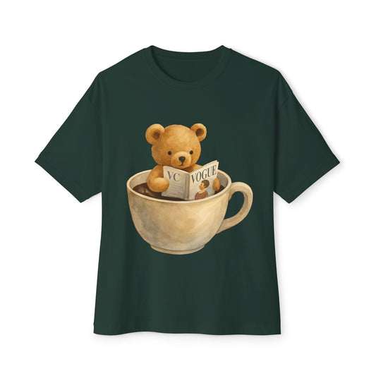 Cozy Bear Oversized boxy Tee,