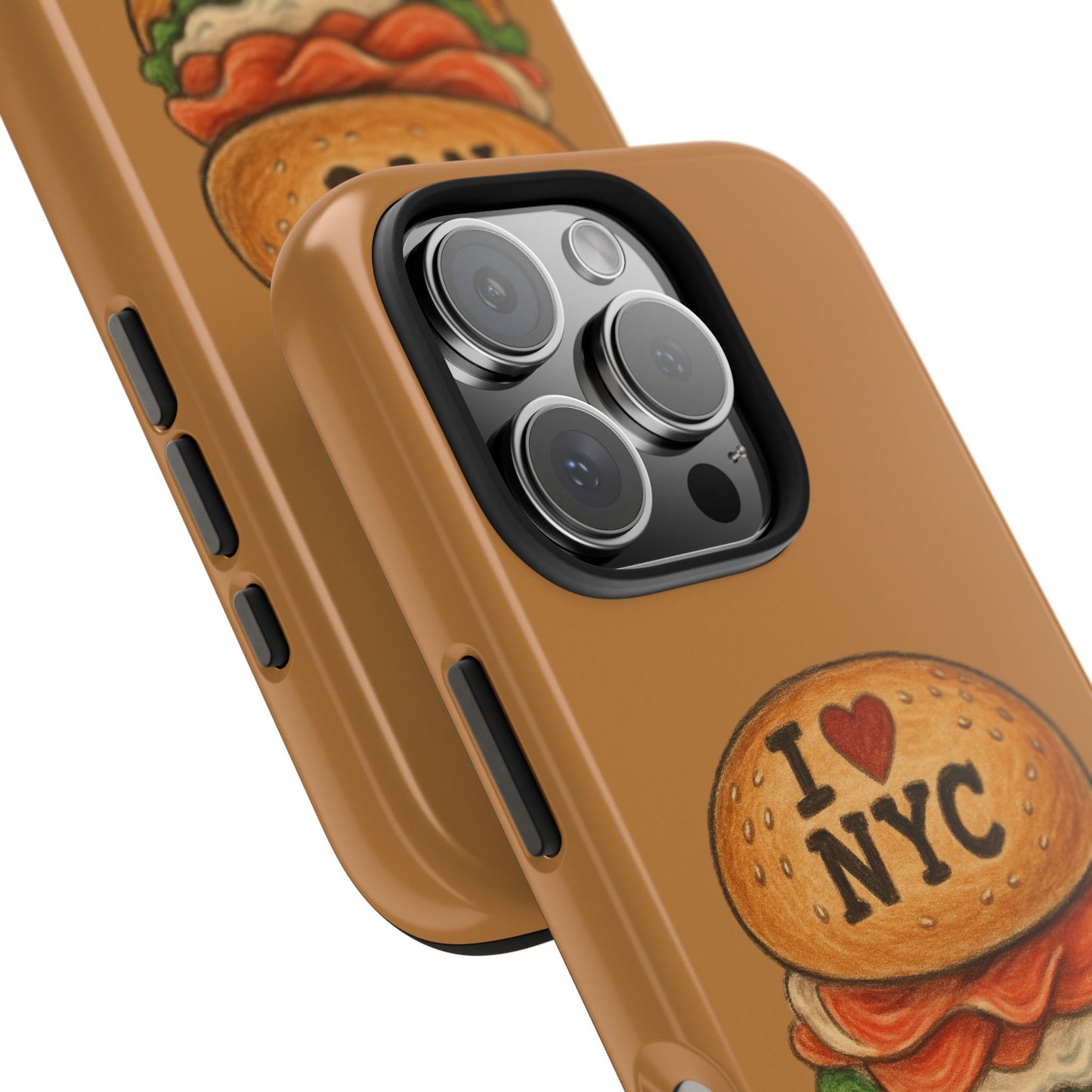 NYC Burger Tough Phone Case - Unique Sweet Treat Protective Cover, Cute NYC Gift, Foodie Phone Accessory, Fun Travel Keepsake, Festive [...]