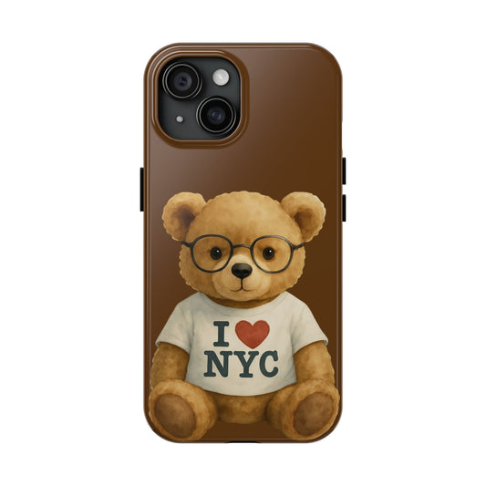 I love NYC Teddy Bear Phone Case