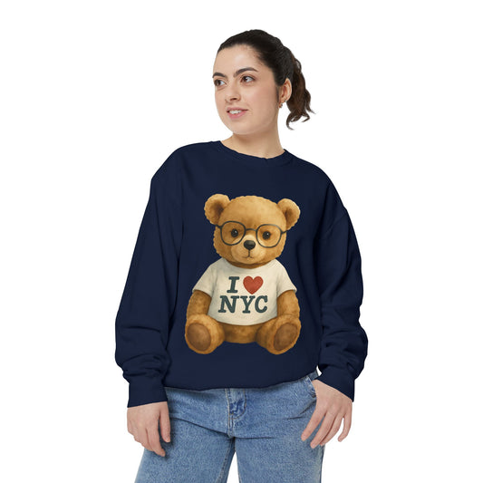 Cute NYC Bear Sweatshirt (Unisex)