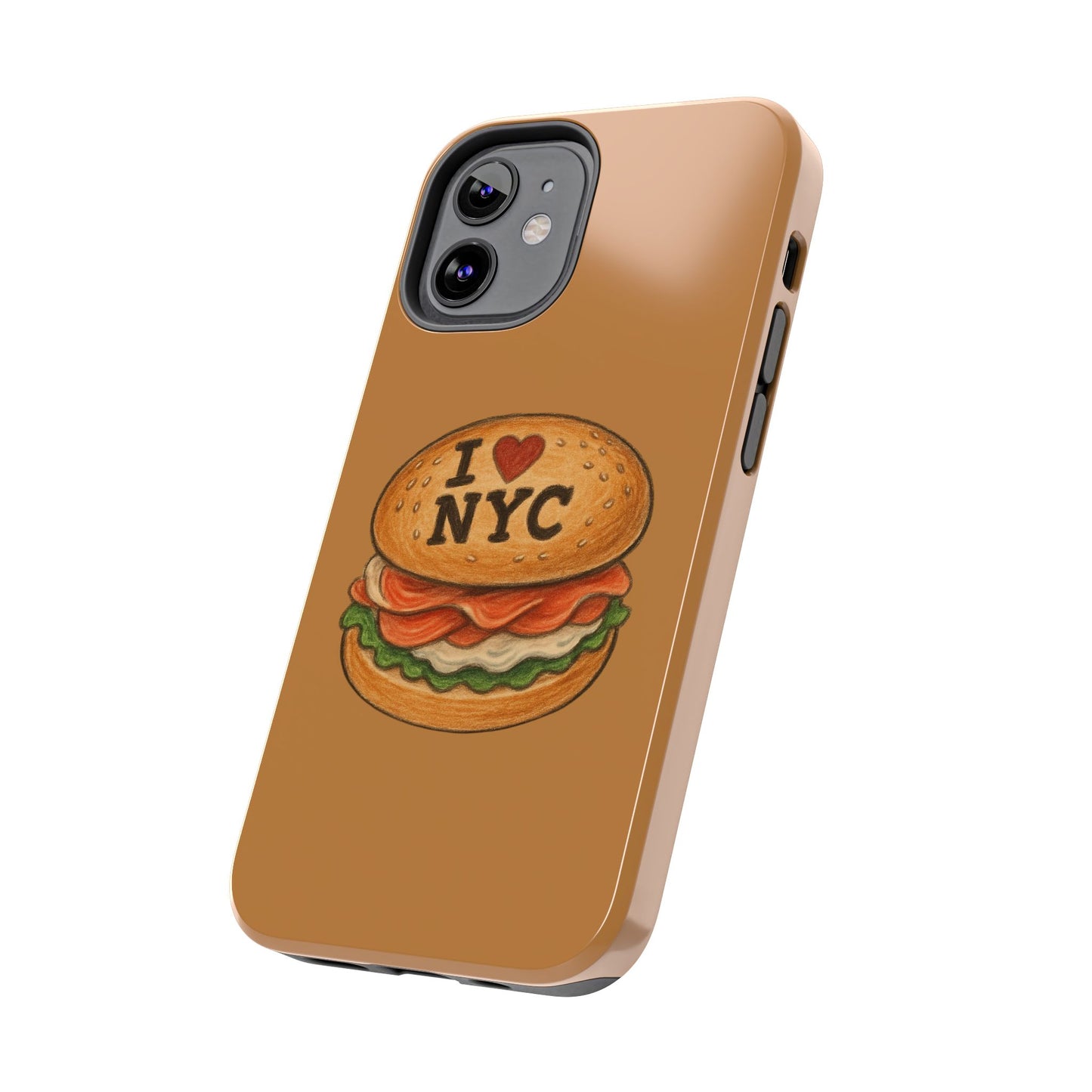 NYC Burger Tough Phone Case - Unique Sweet Treat Protective Cover, Cute NYC Gift, Foodie Phone Accessory, Fun Travel Keepsake, Festive [...]