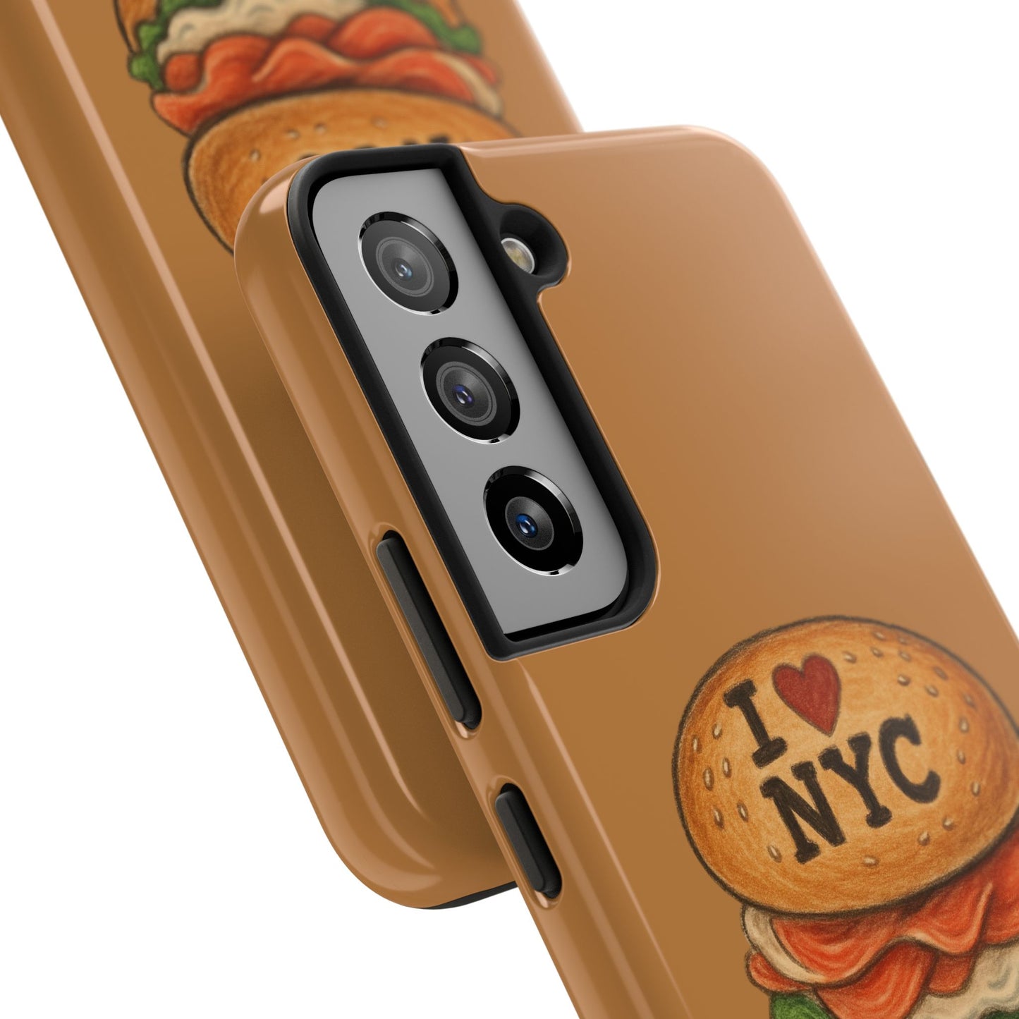 NYC Burger Tough Phone Case - Unique Sweet Treat Protective Cover, Cute NYC Gift, Foodie Phone Accessory, Fun Travel Keepsake, Festive [...]