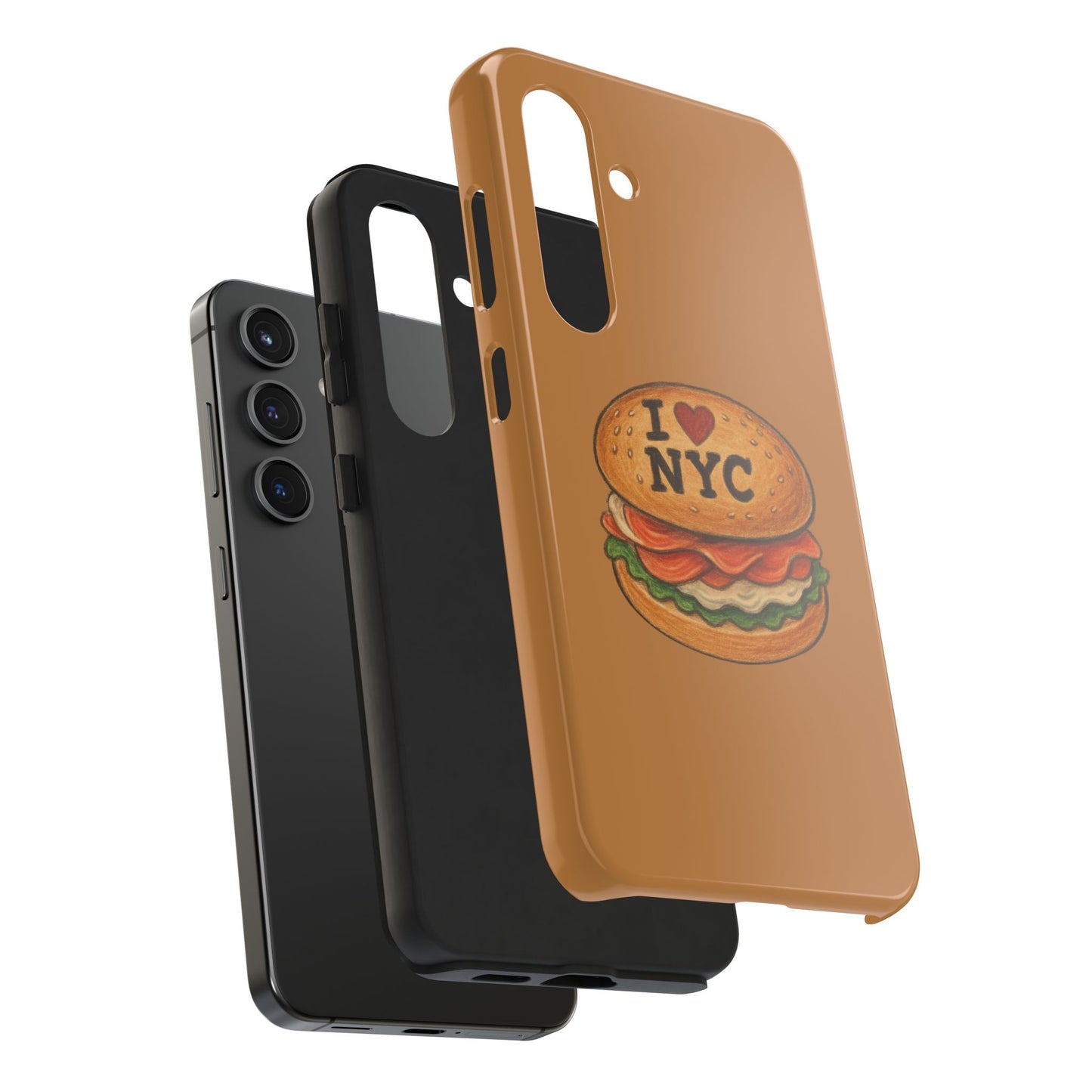 NYC Burger Tough Phone Case - Unique Sweet Treat Protective Cover, Cute NYC Gift, Foodie Phone Accessory, Fun Travel Keepsake, Festive [...]