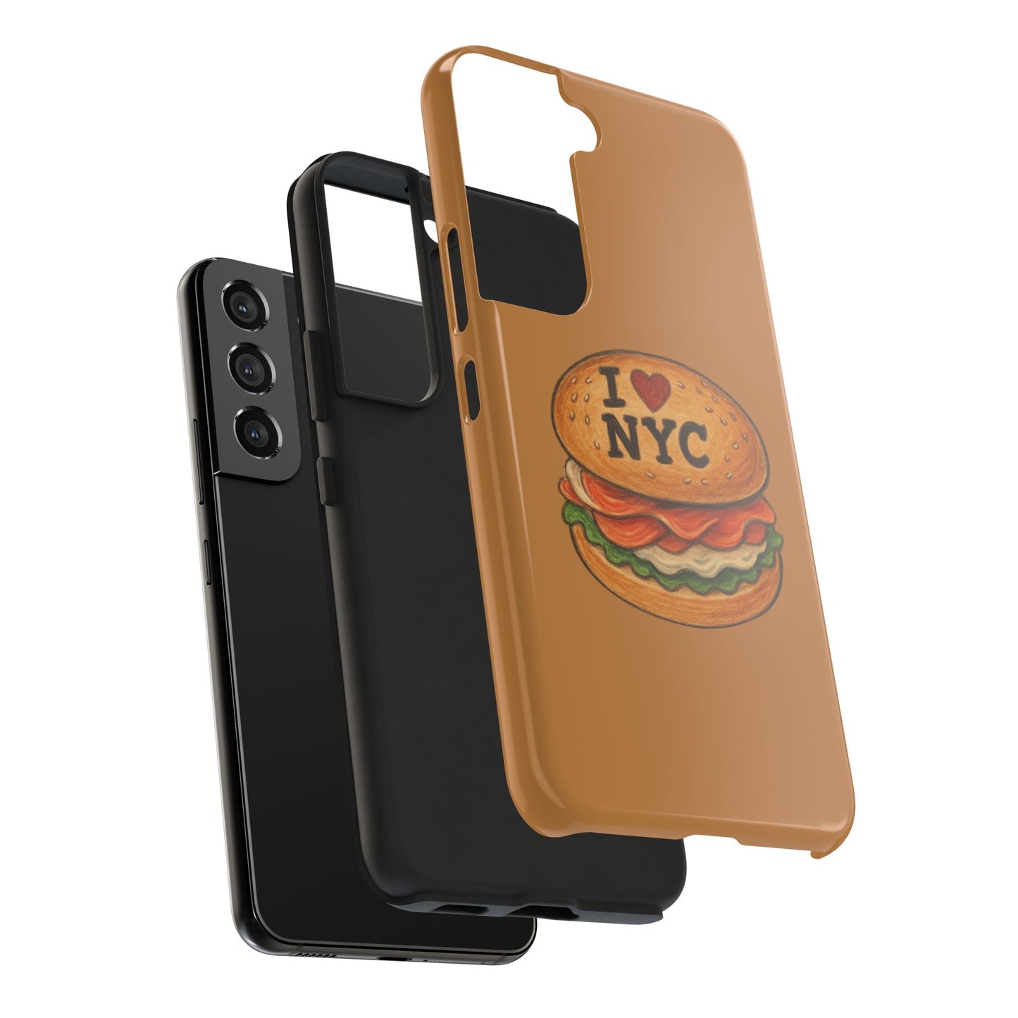 NYC Burger Tough Phone Case - Unique Sweet Treat Protective Cover, Cute NYC Gift, Foodie Phone Accessory, Fun Travel Keepsake, Festive [...]