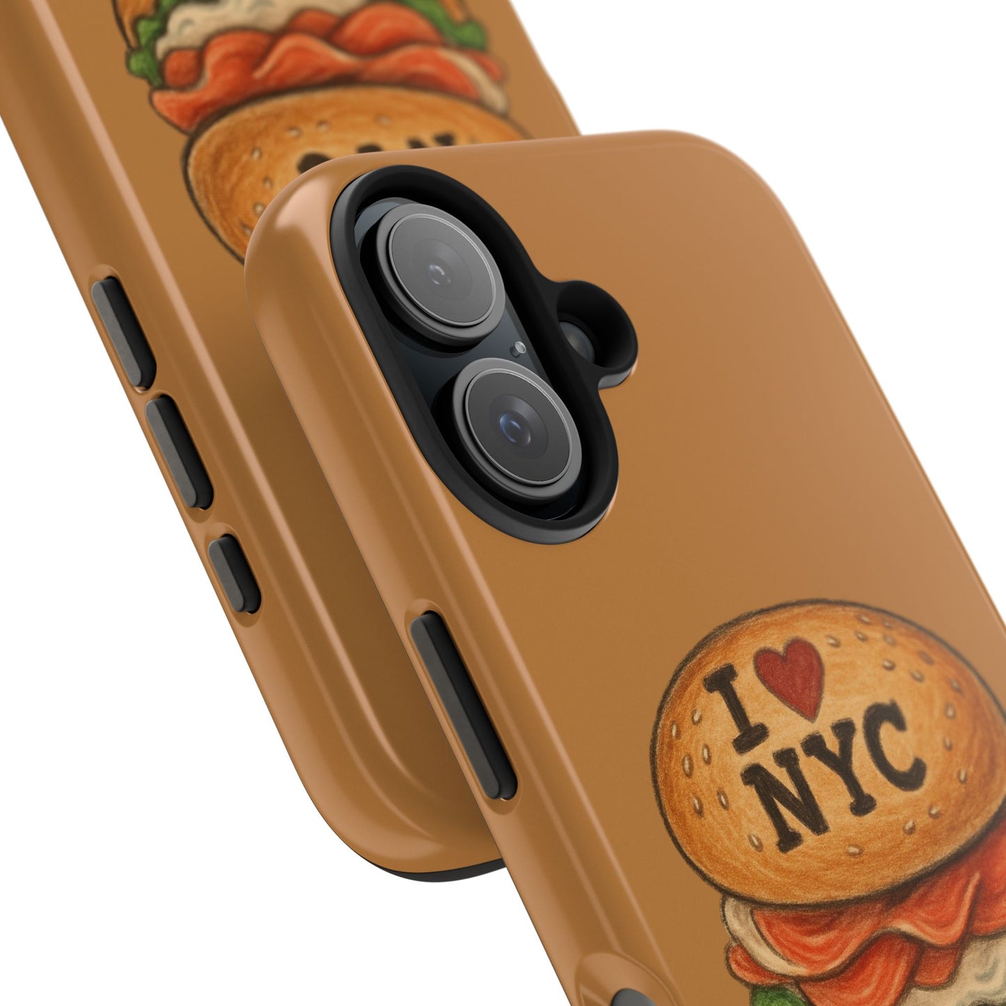 NYC Burger Tough Phone Case - Unique Sweet Treat Protective Cover, Cute NYC Gift, Foodie Phone Accessory, Fun Travel Keepsake, Festive [...]