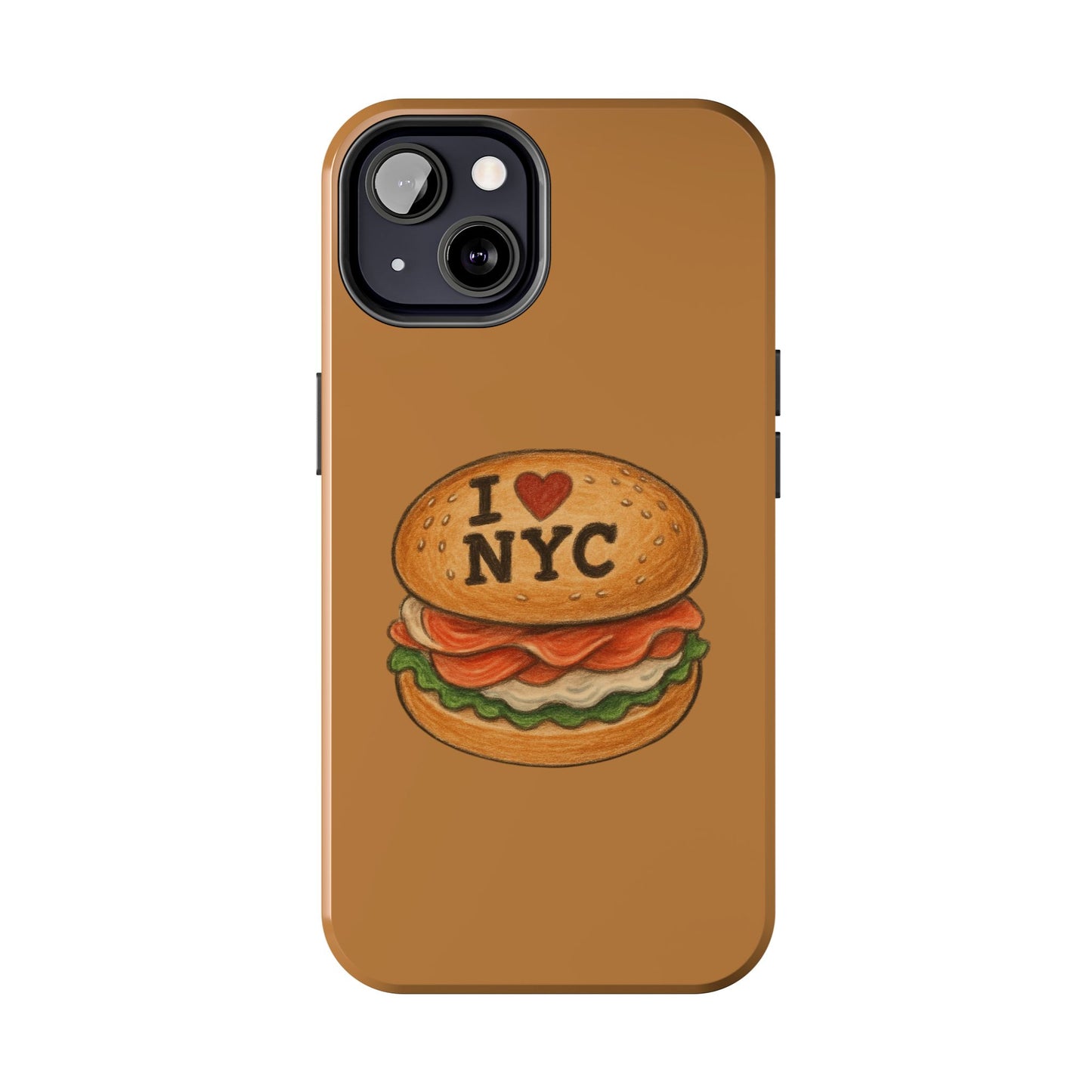 NYC Burger Tough Phone Case - Unique Sweet Treat Protective Cover, Cute NYC Gift, Foodie Phone Accessory, Fun Travel Keepsake, Festive [...]