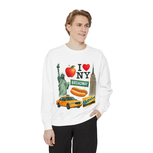 I Love NY Sweatshirt (unisex)